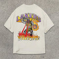 Skull Basketball Print Short Sleeve T-Shirt