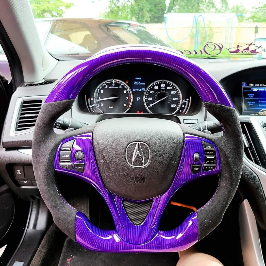 Wildsoulhub Acura 2015-2020 TLX / 2014-2020 MDX Carbon fiber Steering Wheel