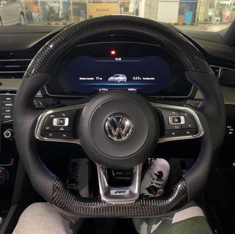 Wildsoulhub VW Mk7 /MK7.5 GTI R 2019-2020 Jetta Carbon Fiber Steering Wheel