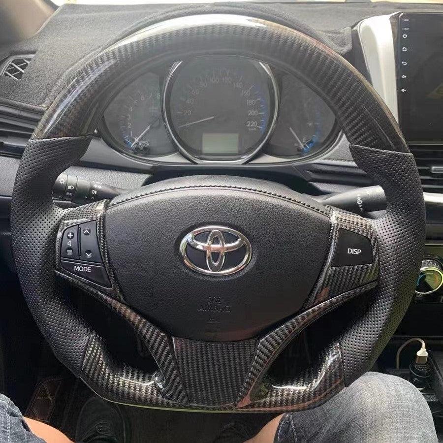 Wildsoulhub 14-21 Vios Carbon Fiber Steering Wheel