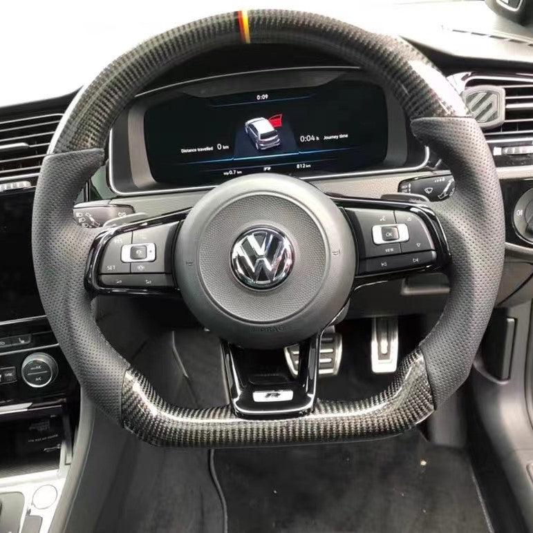 Wildsoulhub VW Mk7 /MK7.5 GTI R 2019-2020 Jetta Carbon Fiber Steering Wheel