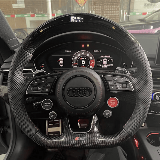 Wildsoulhub Audi 2017-2020 8V B9 A3 S3 RS3 A4 S4 A5 S5 RS5 Carbon Fiber Steering Wheel