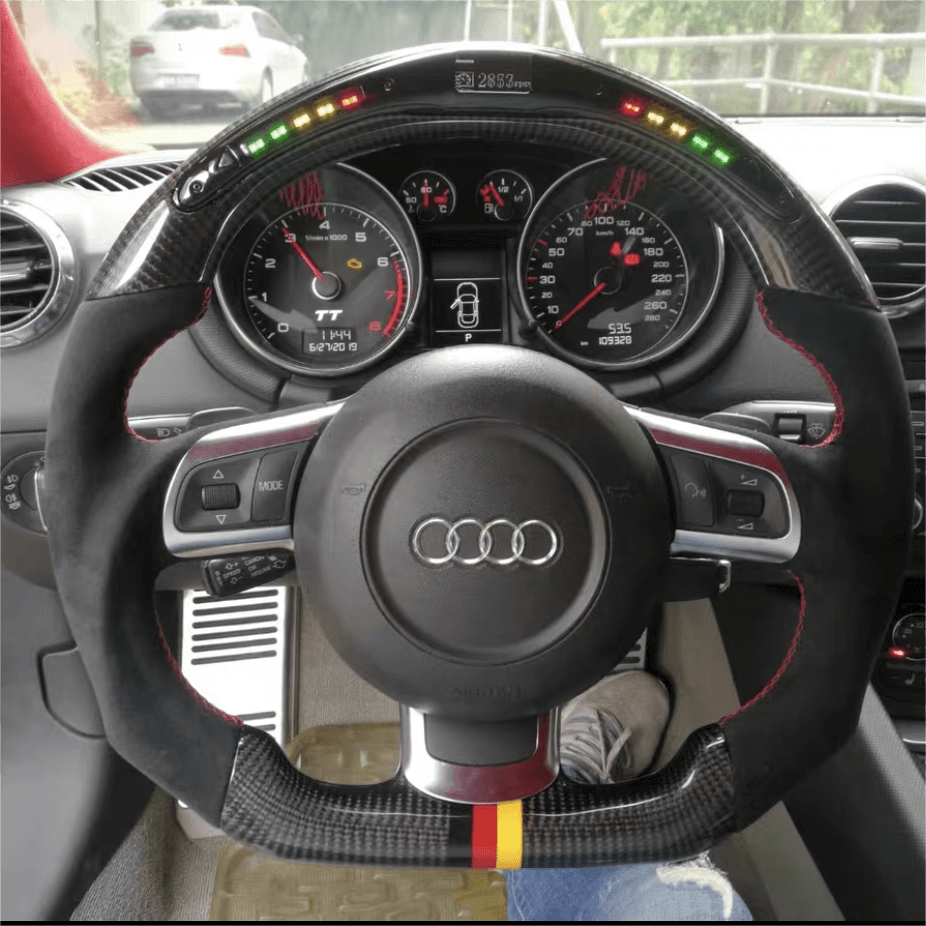 Wildsoulhub Audi 2008-2012 TT MK2 R8 TTS TTRS Carbon Fiber Steering Wheel