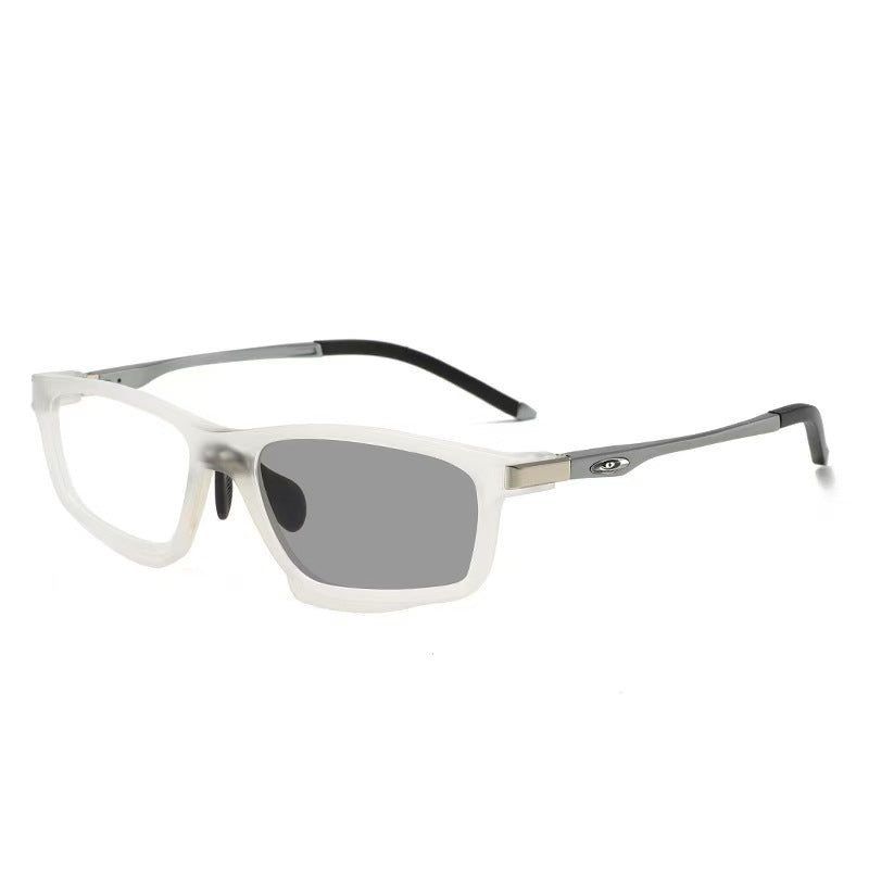 SPORTS OUTDOOR ALUMINUM MAGNESIUM ULTRA-LIGHT COLOR-CHANGING MULTI-FOCAL READING GLASSES