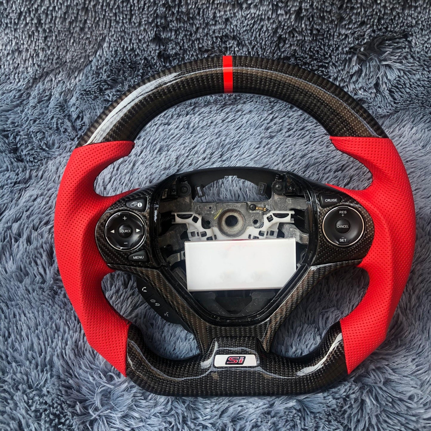 Wildsoulhub 9th gen Honda 2012-2015 Civic Type R FK2 SI Carbon Fiber Steering Wheel