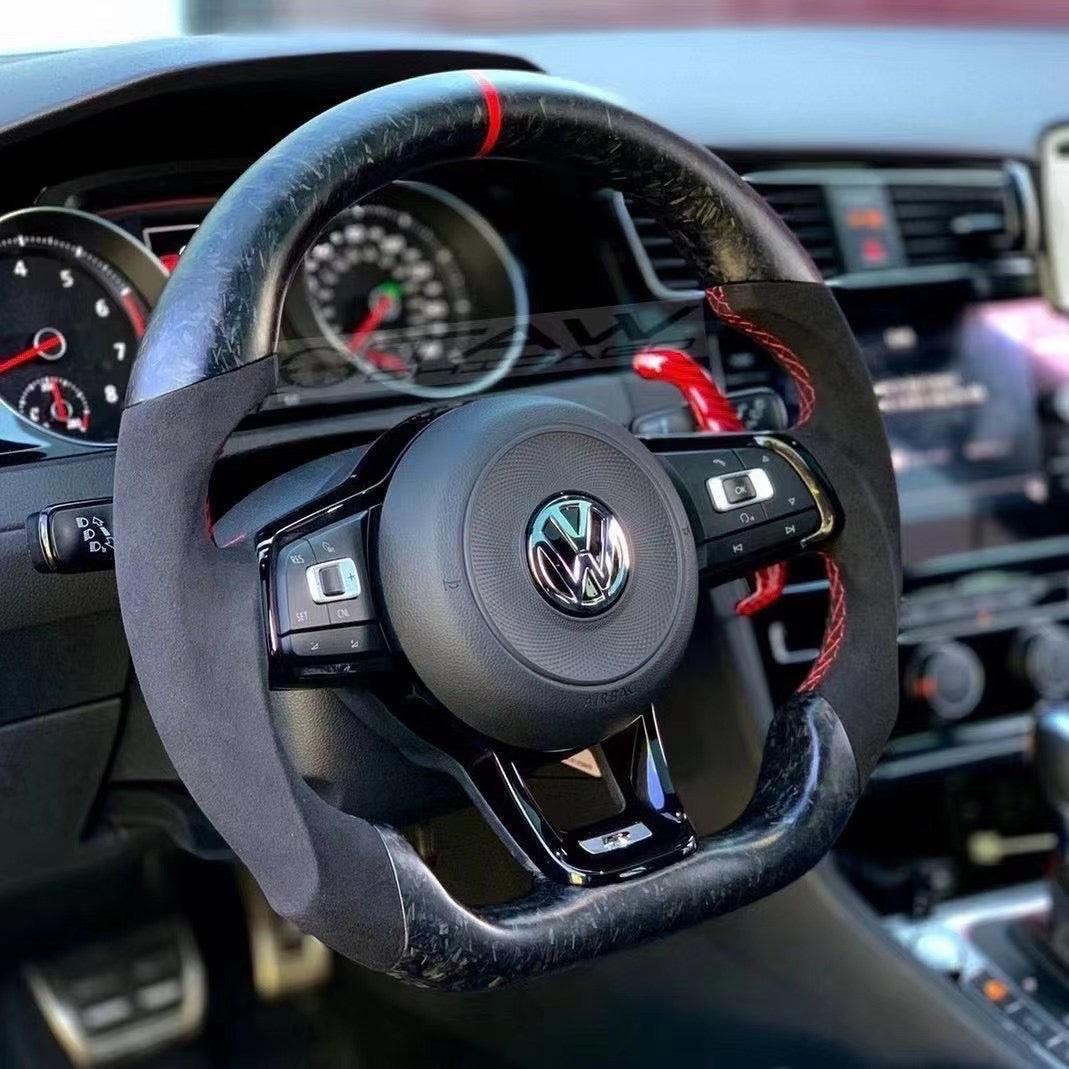 Wildsoulhub VW Mk7 /MK7.5 GTI R 2019-2020 Jetta Carbon Fiber Steering Wheel