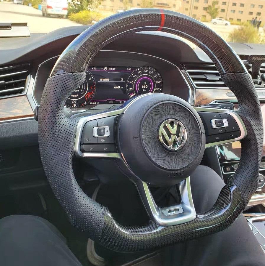 Wildsoulhub VW Mk7 /MK7.5 GTI R 2019-2020 Jetta Carbon Fiber Steering Wheel