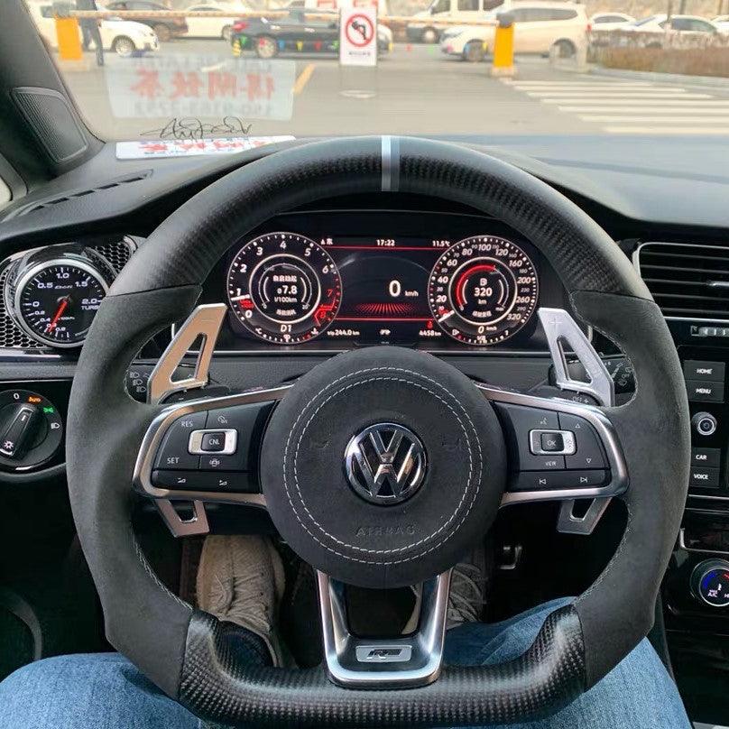 Wildsoulhub VW Mk7 /MK7.5 GTI R 2019-2020 Jetta Carbon Fiber Steering Wheel