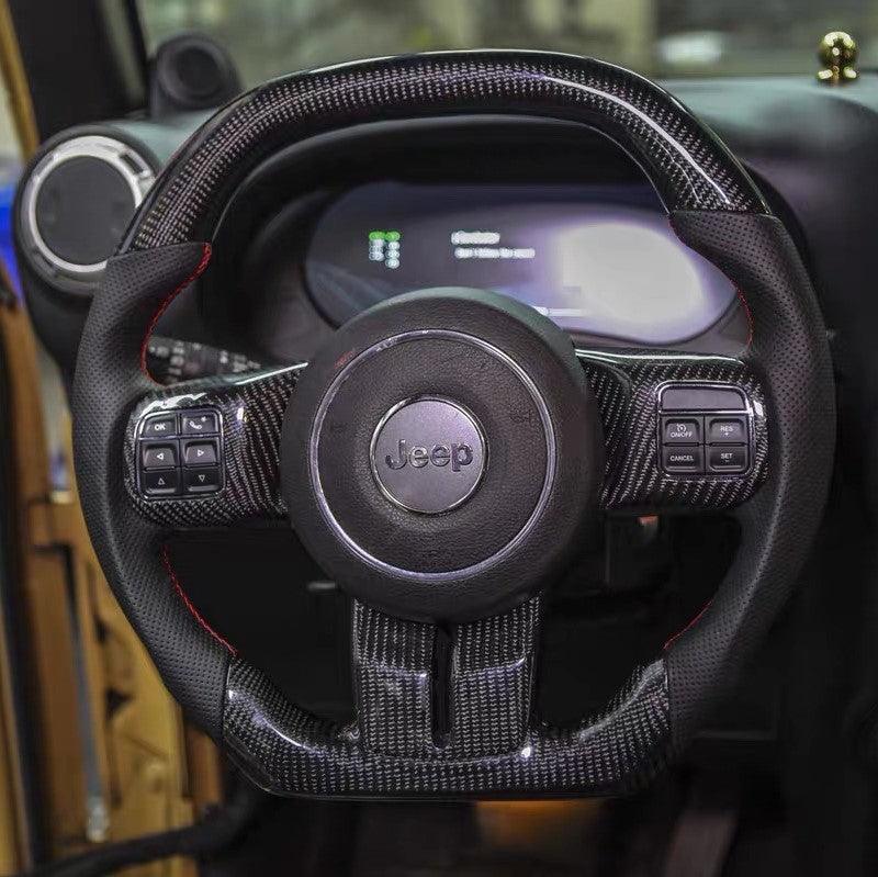 Wildsoulhub Jeep 2011-2013 Grand Cherokee Carbon Fiber Steering Wheel