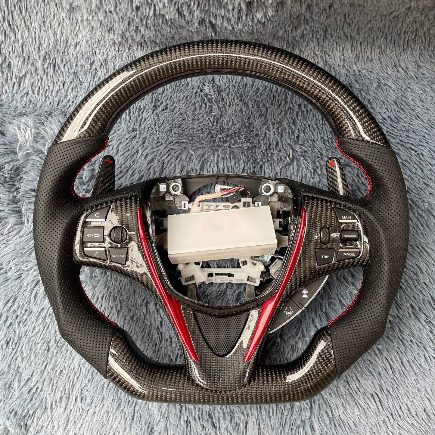 Wildsoulhub Acura 2015-2020 TLX / 2014-2020 MDX Carbon fiber Steering Wheel