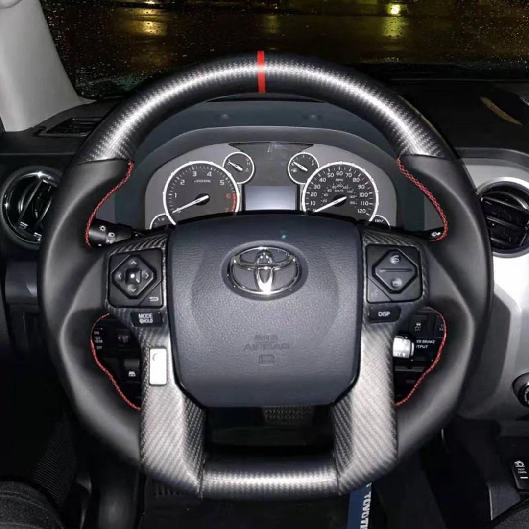 Wildsoulhub Toyota 2014-2021 Tundra 2016-2022 Tacoma 4runner Carbon Fiber Steering Wheel